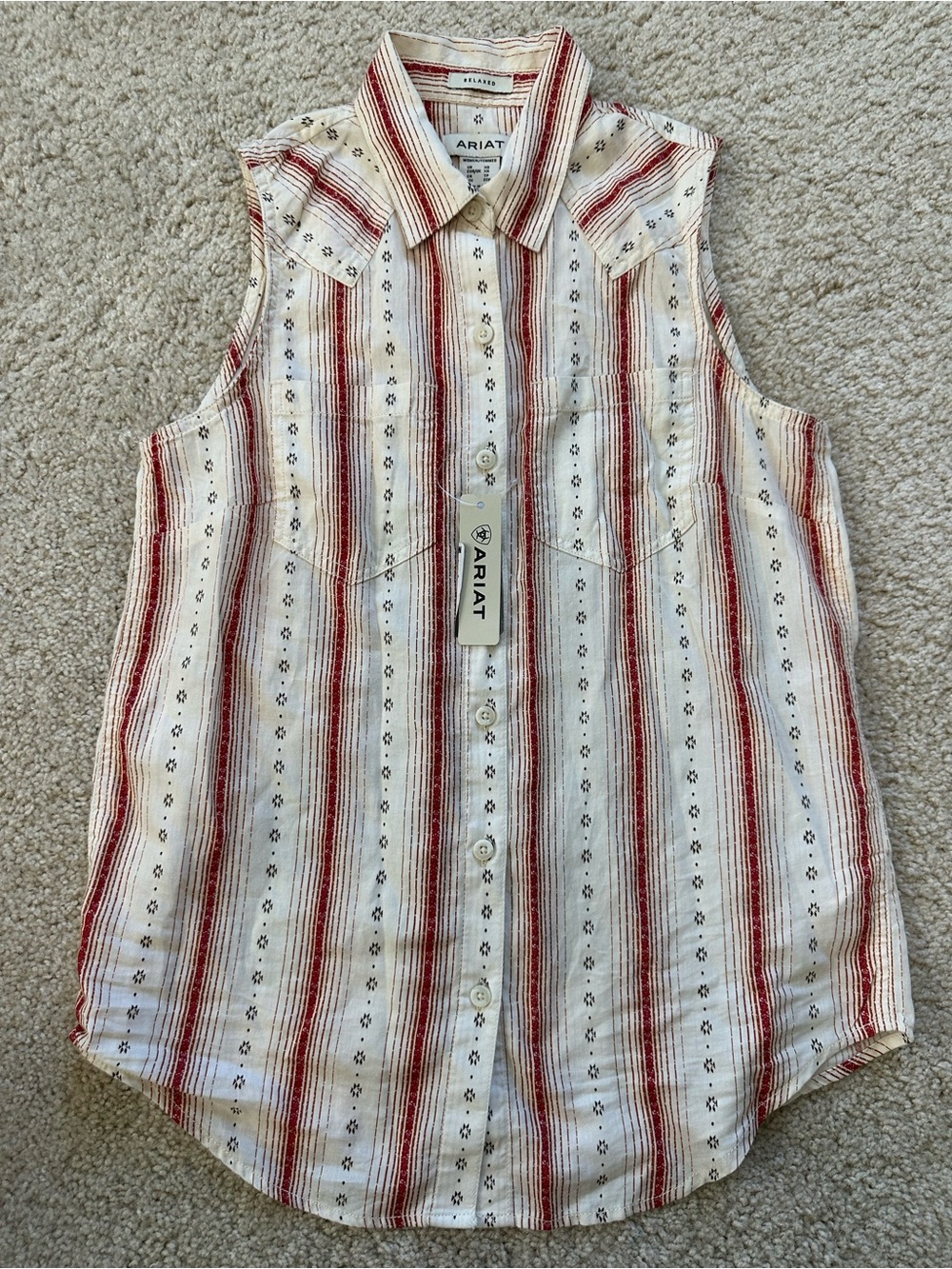 Ariat Sleeveless Western Shirt